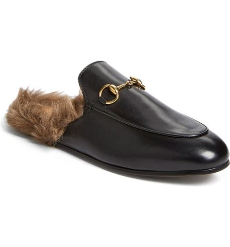 princetown gucci loafer|princetown genuine shearling loafer mule.